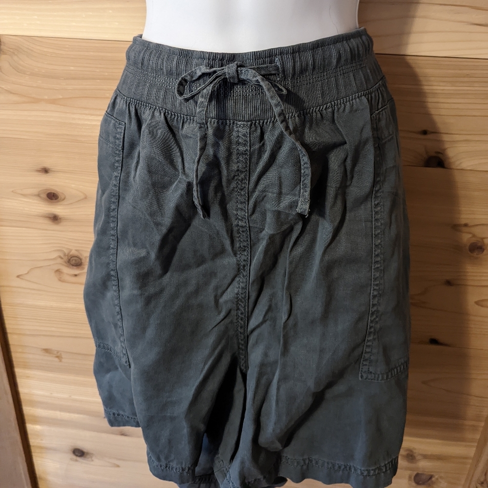 Marks & Spenser M&S Tencel Cargo Shorts SZ 22 (18 US) comfort drawstring Hiking